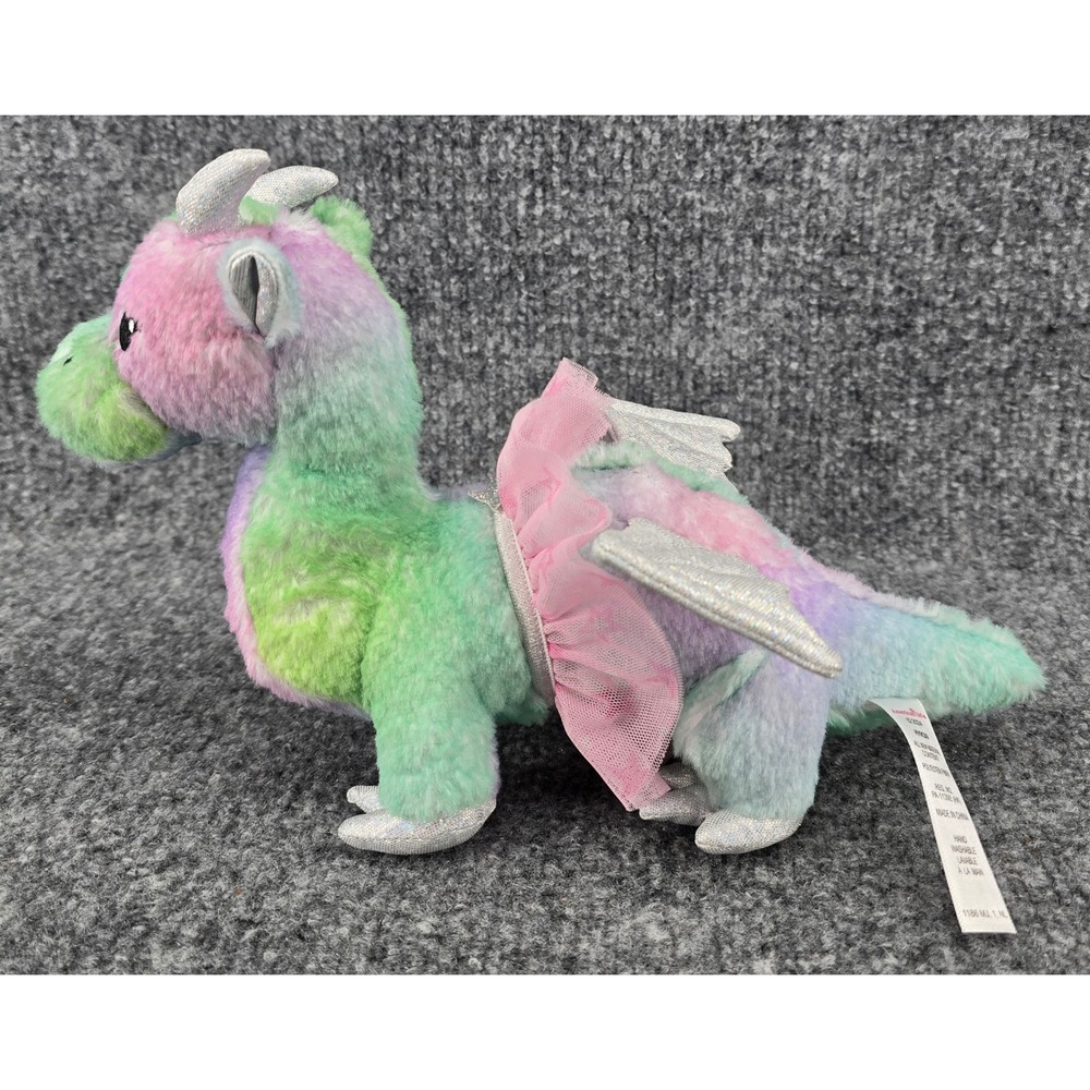 American Girl Crisella WellieWishers Dragon Plush Multicolor Tutu Wings Pastel - Picture 5 of 10